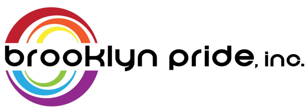 Event logo from the Brooklyn Pride 30th Anniversary showcase at Industry City